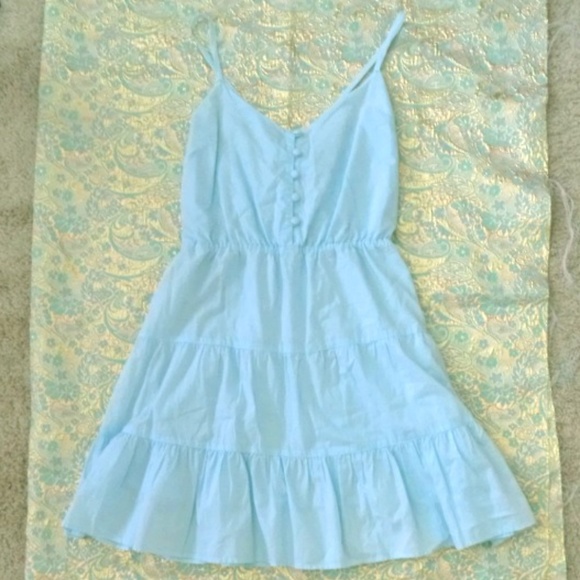 PacSun Dresses & Skirts - PacSun Powder Blue Tiered Dress